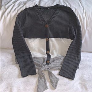 Shein color block sweater